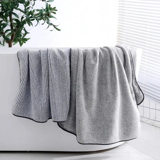 1PCS Thickened Bath Towels for The Body Microfiber Towel