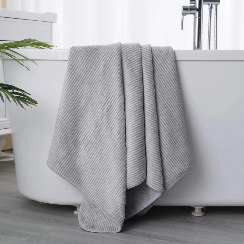 1PCS Thickened Bath Towels for The Body Microfiber Towel